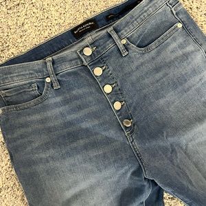 Banana republic high rise skinny jeans 31L